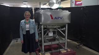 APV Model 100 gallon 316 stainless steel liquefier [upl. by Cathee345]