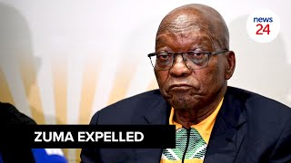 WATCH  ANC SG Fikile Mbalula briefs media on former president Zumas expulsion from the party [upl. by Anai]