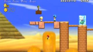 Another Super Mario Bros Wii Coop  04 [upl. by Yatnod]