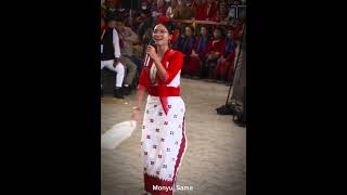 Amazing Voice  Tibetan song sang by Nyishi girl kanku kabak monyulsama song monpa shorts [upl. by Oinafipe]