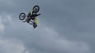 Insane Bike Back Flip in FMX Battle  Awesome Bike Jumps at MCN Festival bikeflip stunts shorts [upl. by Eiramassenav]