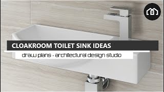 Cloakroom Basin Ideas  Explore Small Cloakroom Sinks For a Compact WC Bathroom Design Tips shorts [upl. by Nurat677]