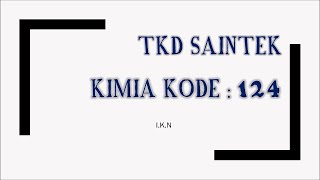 Soal dan Jawaban SBMPTN Saintek Kimia 2017  Kode 124 [upl. by Atilehs422]