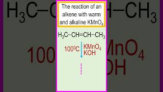 The reaction of but2ene with warm and alkaline KMnO4 in the presence of KOH chemistry [upl. by Llennoj711]