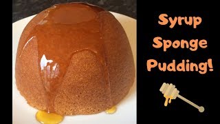 Easy classic syrup sponge pudding recipe  Cook with me [upl. by Reynard]