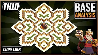 THE NEW BEAST TH10 HYBRIDTROPHYdefense Base 2024 Town Hall 10 Trophy Base Design–Clash of Clans [upl. by Ahtibbat]