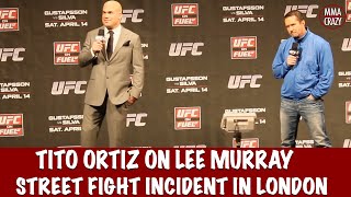 Tito Ortiz speaks on UFC 38 Incident involving Lee Murray Chuck Liddell etc [upl. by Millburn65]