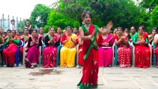 Shivakai charanma by Durga Tripathi Bhandari teej song 2081 [upl. by Alessandro467]