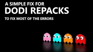 A simple fix for most errors in DODI repack games [upl. by Raviv]