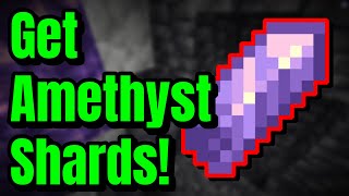 How to get Amethyst Shards in Minecraft Shorts [upl. by Esinnej]