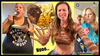 GlitterAndLazers TikTok What I Eat In A Day Freelee reacts nope this wont work [upl. by Urbanus]