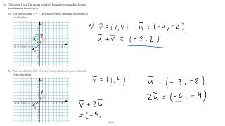 Exempelprov trigonometri och vektorer matematik 1 [upl. by Moffit]