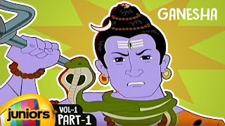 Ganesh Cartoon  Story of Ganesh  Animated Cartoon Series For Kids  Part 1  Mango Juniors [upl. by Enelram]