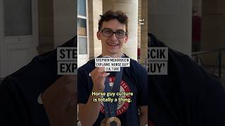 Stephen Nedoroscik explains ‘horse guy’ culture [upl. by Graehl]