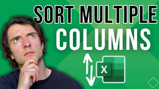 How to Sort Multiple Columns in Excel the easy way [upl. by Simmie]