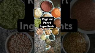 ragi sari for 12 months babies in kannadapart1multigrains milletragisaribabyfoodkannada2024 [upl. by Benzel]