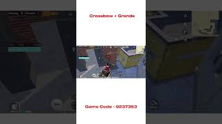 Crossbow  Grande WOW mode CODE 9237353 pubgmobile wowmodepubg granadetips crossbow training [upl. by Kolivas]