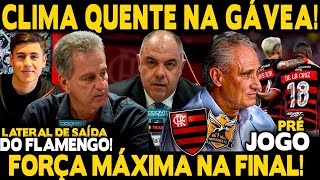 CLIMA QUENTE NA GÁVEA LATERAL DE SAÍDA DO FLAMENGO FORÇA MÁXIMA NA FINAL TITE DEFINE TIME TITULAR [upl. by Rehpitsirhc]