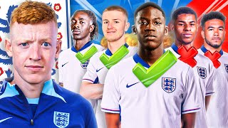 Reacting To The OFFICIAL England EURO 2024 Squad [upl. by Dorena662]