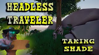 Headless traveller taking shade atop the island Crescent Isle [upl. by Morganstein914]