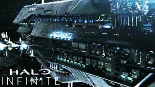 The Fate of the UNSC Infinity HALO INFINITE AUDIO LOGS 4K Ultra HD [upl. by Gytle259]