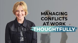 Managing conflicts at work Working tips from Brené Brown on handling them thoughtfully [upl. by Ecnadnac935]