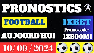 Pronostic foot aujourdhui 10092024 [upl. by Yornek770]