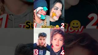 Who is best 1234 reels tiktok instagram shorts [upl. by Akehsay]