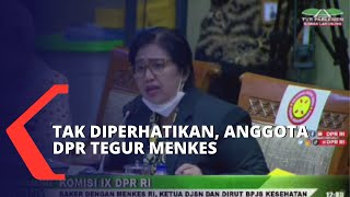 Tak Diperhatikan Saat Bicara Anggota DPR Partai Nasdem Tegur Menkes [upl. by Lord]