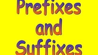 suffixes English for kids suffixes words in English suffixes and prefix [upl. by Benildis]