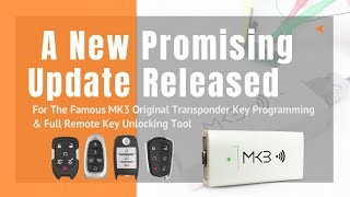 A New Promising Update 0103104 Released For The Famous MK3 Original Transponder Key Programming [upl. by Kohsa]