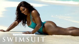 Serena Williams Turns Up The Heat Serves Up A Wet Paradise  Outtakes  Sports Illustrated Swimsuit [upl. by Iduj301]