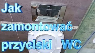 Montaż przycisków w stelażu podtynkowym WC ROCA [upl. by Aileek]