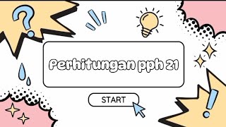 PERHITUNGAN PPH 21 [upl. by Nitaf]