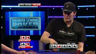 22  Phil Hellmuth v JC Tran  Top 100 Greatest Poker Moments  partypoker [upl. by Aihsatsan786]