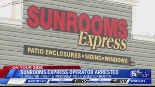 Sunrooms Express operator arrested [upl. by Gader104]