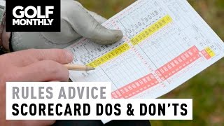 Rules Advice  Scorecard Dos amp Donts [upl. by Dronski]