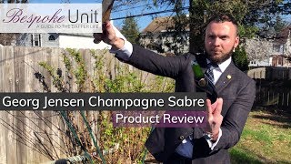 Georg Jensen Champagne Sabre Review A Great Accessory amp Ideal Gift For Champagne Lovers [upl. by Adnaval]