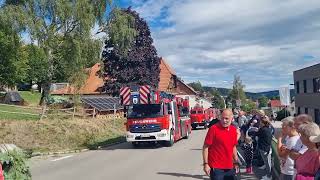 Fest Umzug der Freiwillige Feuerwehr Schonach [upl. by Boot61]