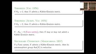 The Calabi problem for Fano 3folds [upl. by Eenar]