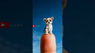 Adorable Tiny Dog Perched on Finger Gazing Upwards [upl. by Dranel]