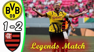 Borussia Dortmund Legends  Flamengo Legends 12  All Goals amp Highlights  Tribute to the King Pele [upl. by Egide687]