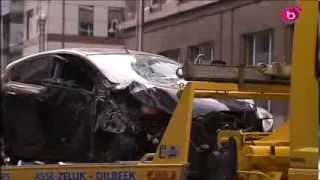 Un piéton décédé rue de la Loi fauché par une voiture [upl. by Rebba135]