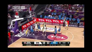 Philippines Gilas VS Brazil FIBA 2024 [upl. by Lyman]