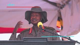 PRESIDENT MUSEVENI COMMISSIONS 774 OFFICER CADETS [upl. by Hobard530]