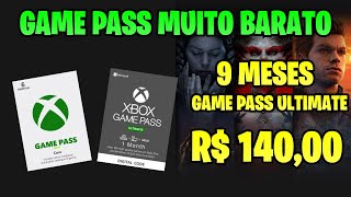 GAME PASS BARATO  COMPRE 9 MESES DE GAME PASS ULTIMATE POR R 14000 [upl. by Ainavi]