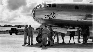 Tinian Island crews preparing to drop atomic weapons  Stock Footage [upl. by Kerwinn365]