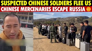 Suspected Chinese Soldiers Fleeing Back From the US Chinese Mercenaries Escape Russia [upl. by Eimaj]