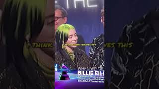 Billie Eilish say Ariana Grande deserves this grammy not me tiktok biltok [upl. by Kaazi511]