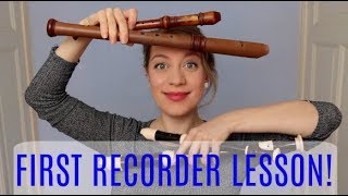 Your first RECORDER LESSON  Team Recorder BASICS [upl. by Lomax935]